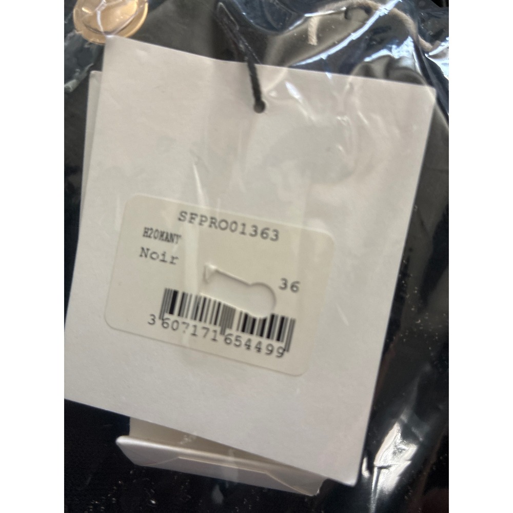 Sandro Many Quilted Lurex Knit Dress in Black NWT size 36 - Picture 10 of 10